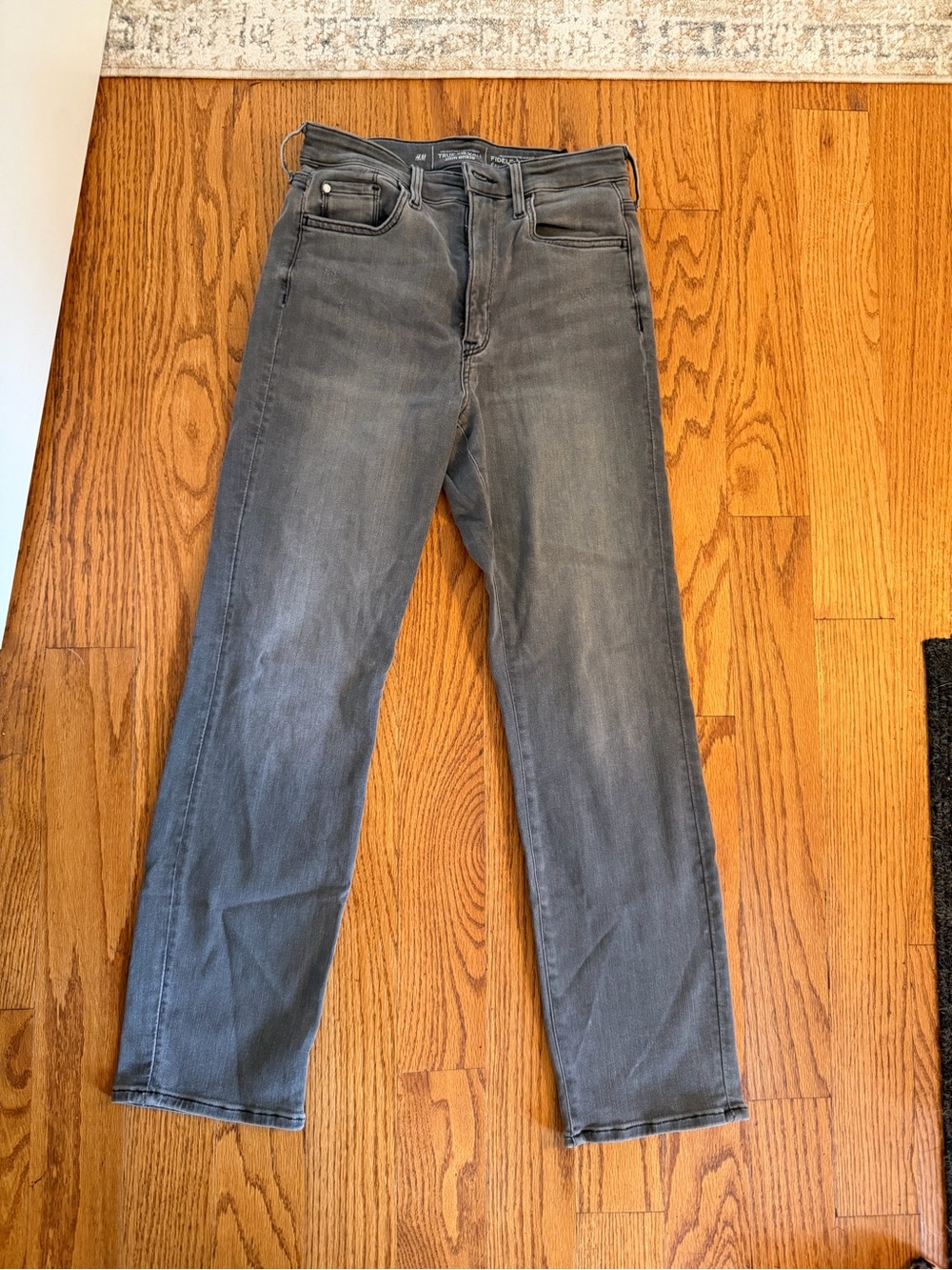 Women’s Gray Slim Straight Jeans